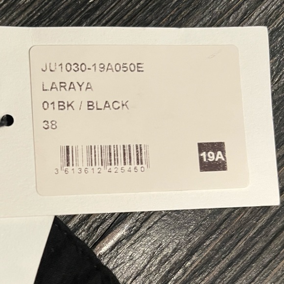 NWT ISABEL MARANT ÉTOILE Laraya Ruffle Cotton Mini Skirt Black 6 - Picture 6 of 7